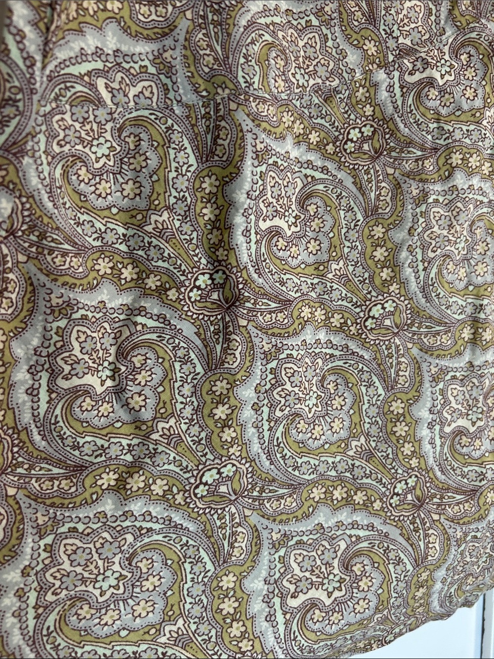 Christopher & Banks Cotton Paisley Tank - Picture 3 of 6